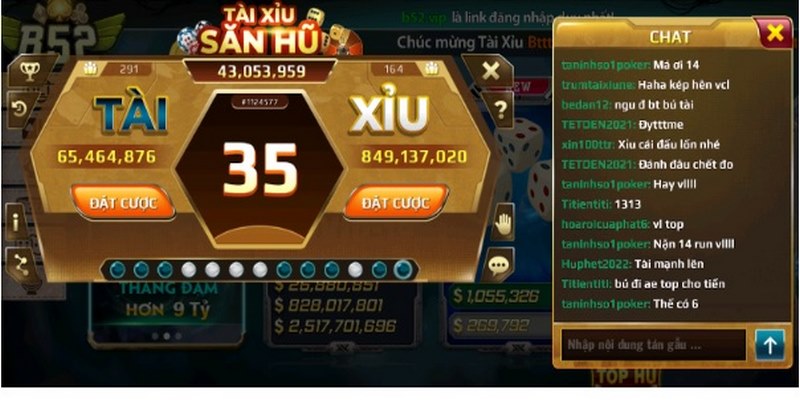 Tài xỉu B52 – Trải nghiệm xanh chính chân thật cực cuốn