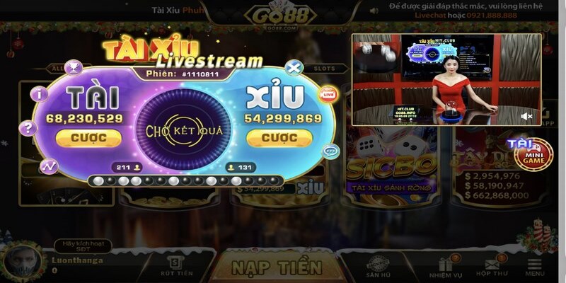 Hướng dẫn chi tiết cách chơi tài xỉu Go88 cho cược thủ